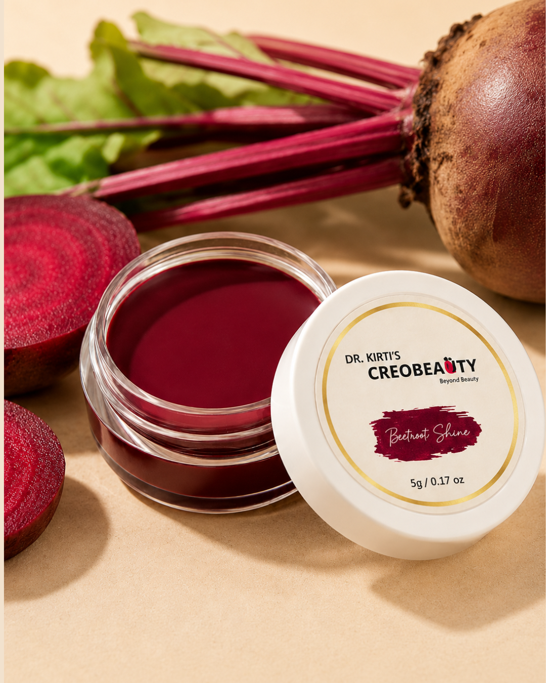Creobeauty BB Cream + Beetroot Lip & Cheek Tint Combo | Natural Everyday Makeup Kit | Lightweight Coverage & Long-Lasting Glow