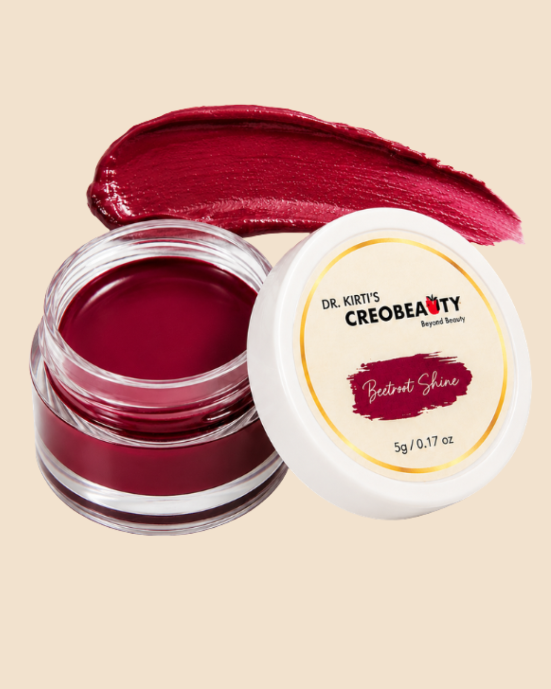 Creobeauty BB Cream + Beetroot Lip & Cheek Tint Combo | Natural Everyday Makeup Kit | Lightweight Coverage & Long-Lasting Glow